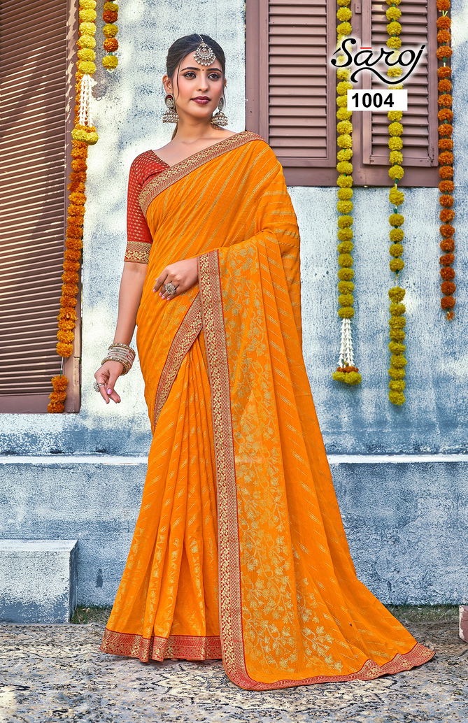 Mudita By Saroj Color Set Designer Sarees Catalog